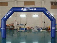 Custom 25 Foot Air Sealed Blue Inflatable Standard Arch
